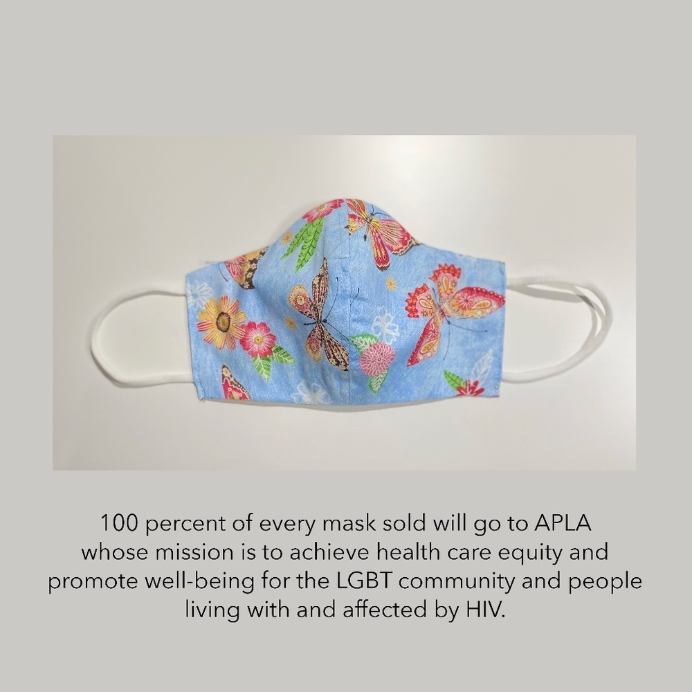 Face Mask (Reversible) Butterfly in the Sky